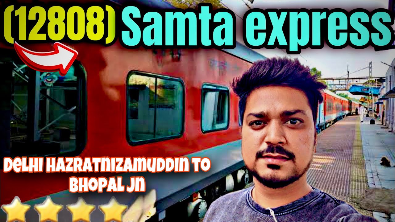Delhi to Bhopal|3rd AC journey vlog|Samta Express train journey