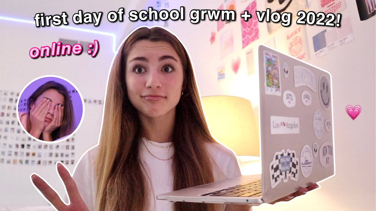 FIRST DAY OF SCHOOL AFTER WINTER BREAK 2022! *online school + productive*