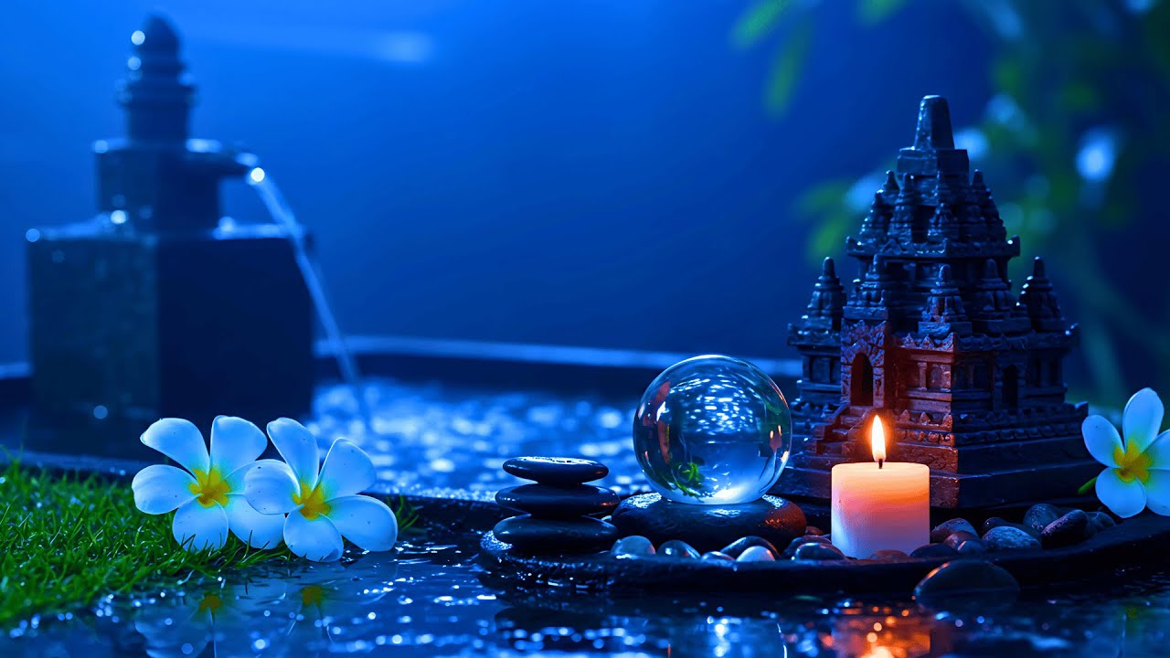 Relaxing Water Flow & Piano 🍃 Beautiful Spa Music for Calm Meditation & Emotional Balance