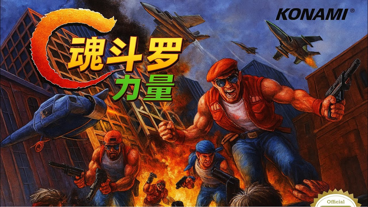 经典家用游戏计划：经典动作射击游戏《魂斗罗 力量》【第十一期】|#fcgameplay #contra #games