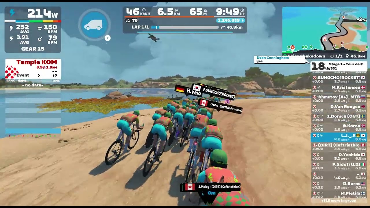 Zwift - Group Ride: [TDZ] Long - Stage 1 -