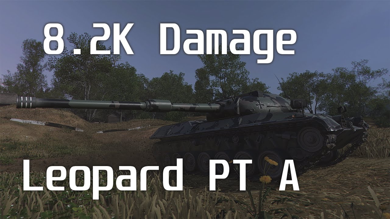 Wot Console - 8.2k Damage - Leopard PT A - Prokhorovka