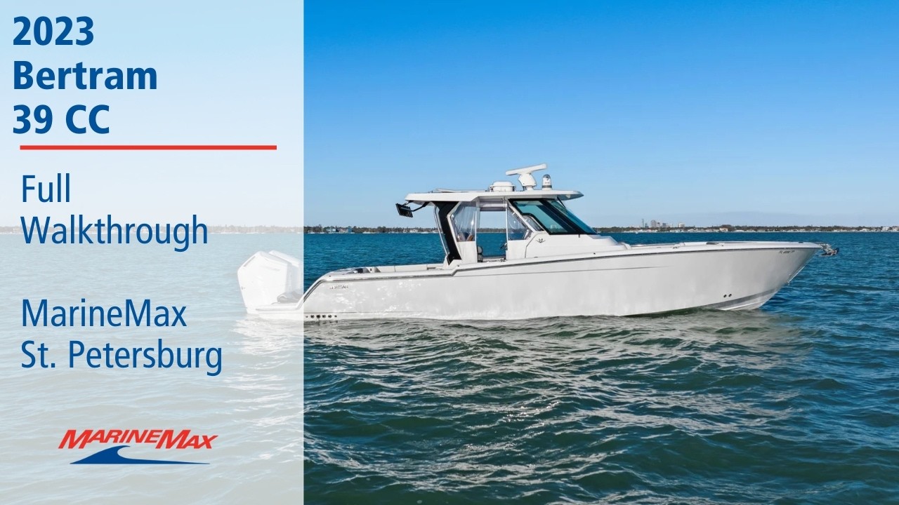 2023 Bertram 39 CC | Available NOW at MarineMax St. Petersburg