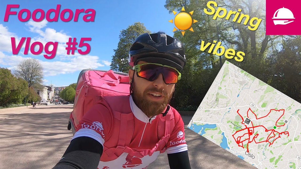 Making EASY MONEY with Foodora. SPRING VIBES !!