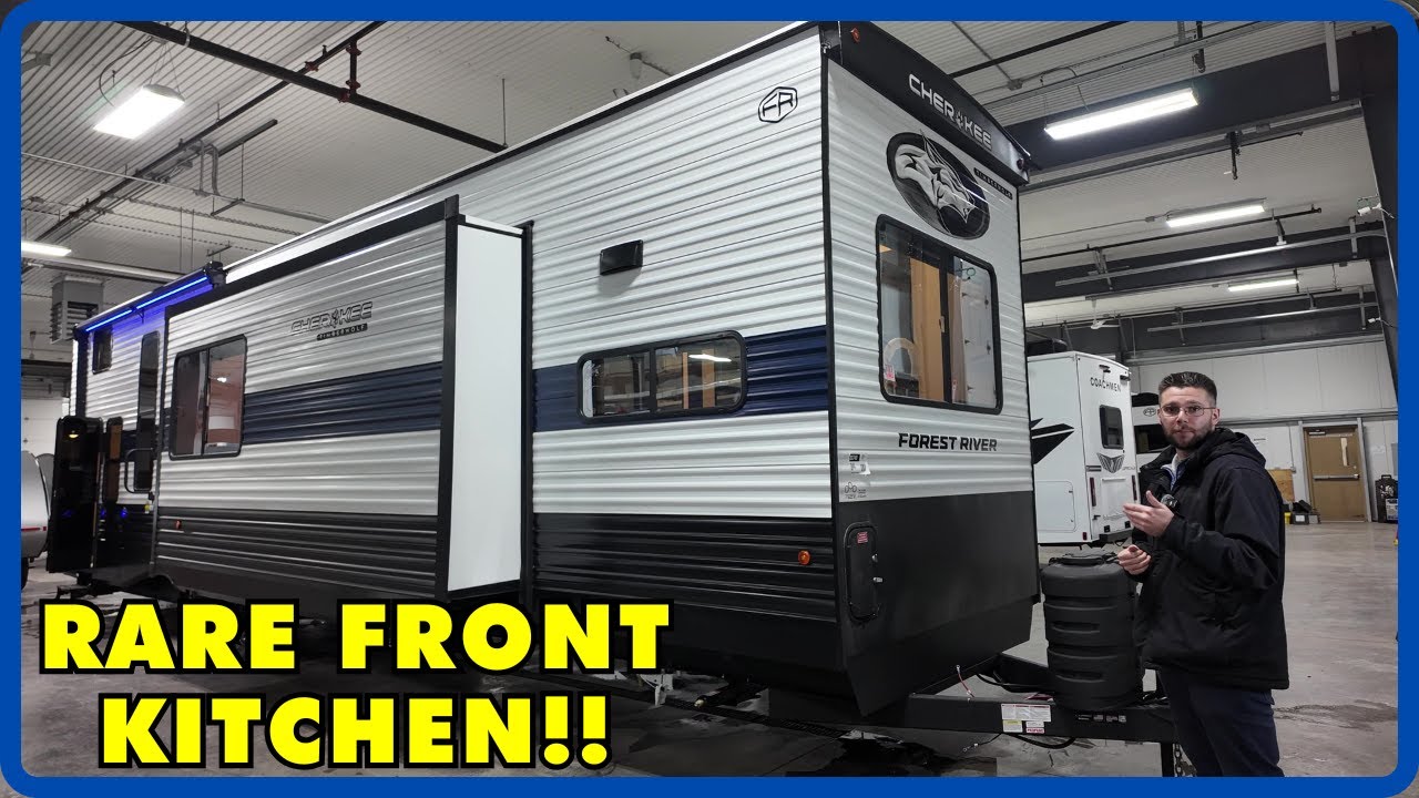 RARE Front Kitchen Destination Trailer! 2026 Forest River Cherokee Timberwolf 39DK