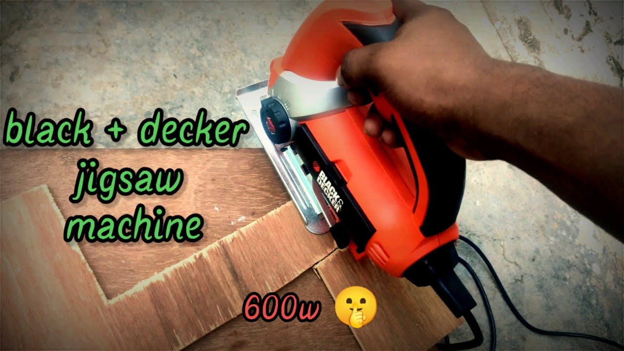 black & decker jigsaw machine unboxing and testing video tamil 💚 jigsaw machine tamil