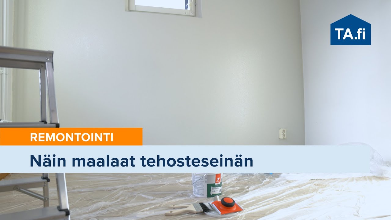Näin maalaat tehosteseinän