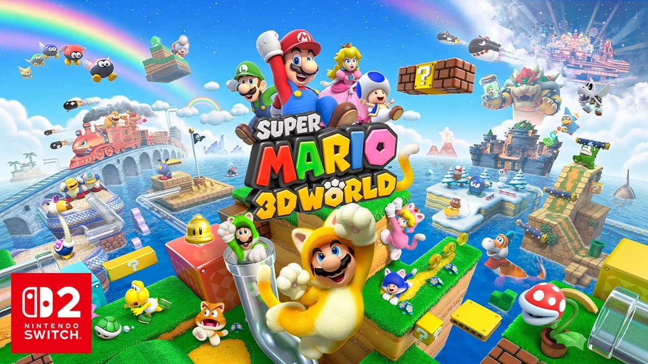 Super Mario 3D World - Full Game 100% (Switch 2 4K)