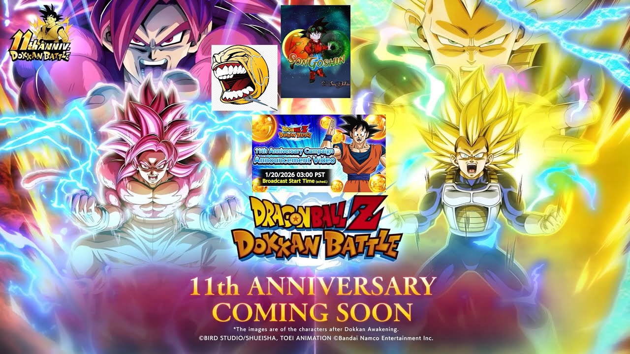 THE 11TH ANNIVERSARY CAMPAIGN ANNOUNCEMENT VIDEO! SO MUCH EXCITING STUFF! DBZ Dokkan Battle!