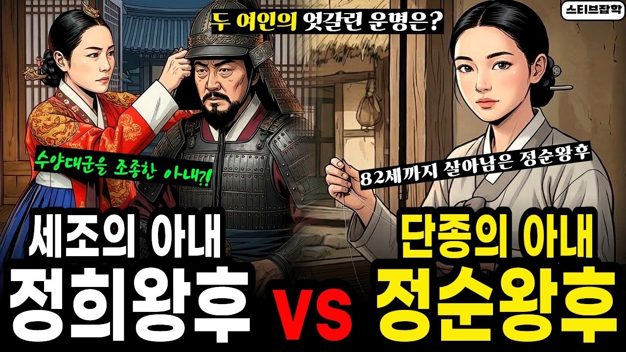 저주받은 세조와 정희왕후 부부의 비참한 최후 | 82세까지 살아남은 단종 아내 정순왕후의 완벽한 복수