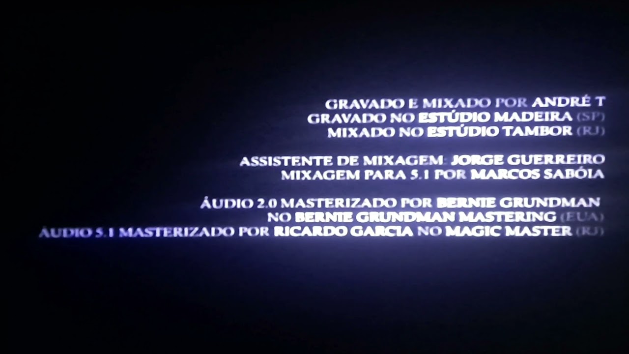 Pitty Chiaroscope (2009) - Cr&eacute;ditos/Credits (In 4K)