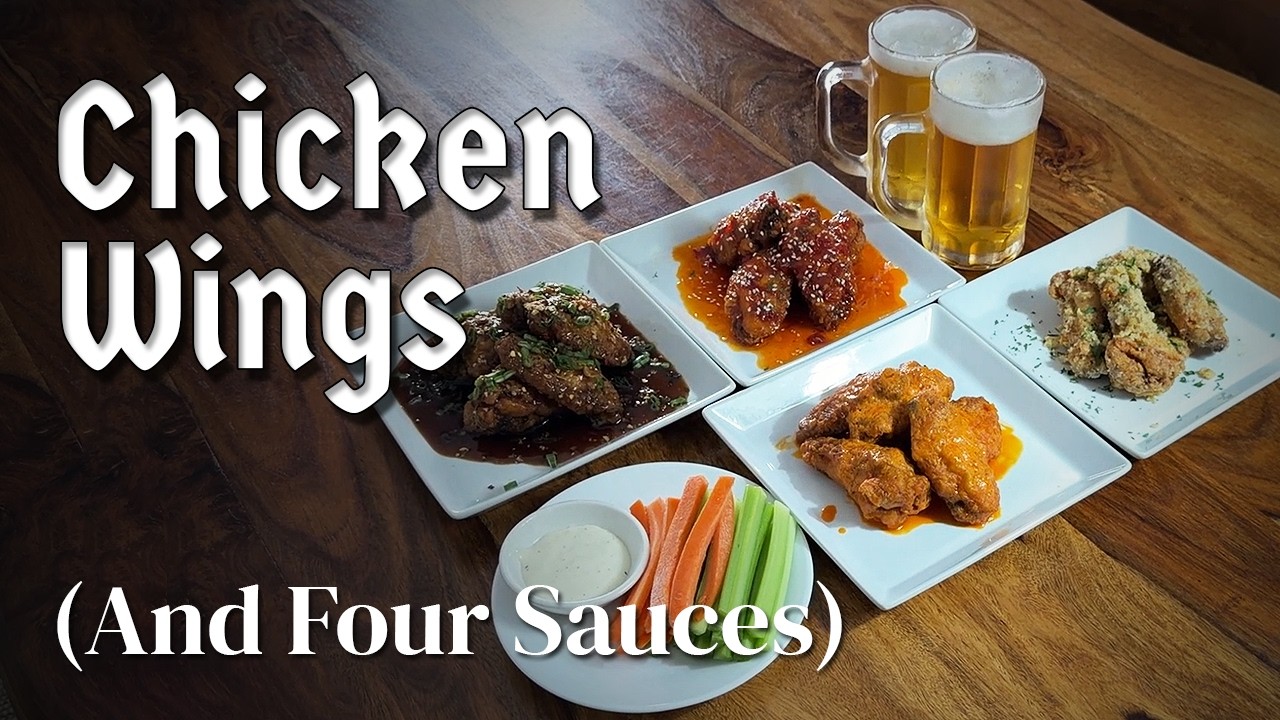 EP 2: Crispy Chicken Wings Recipe | Buffalo, Harissa, Adobo & Lemon Parmesan