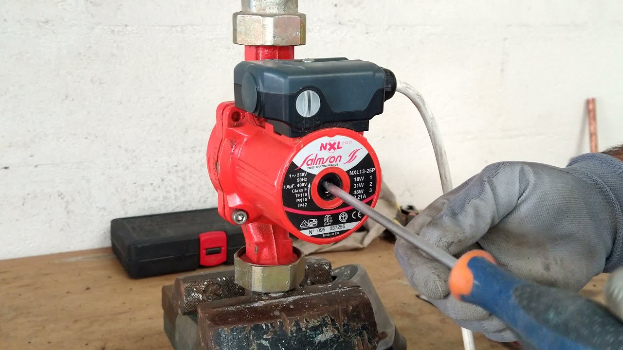 Débloquer (dégommer) un circulateur de chauffage