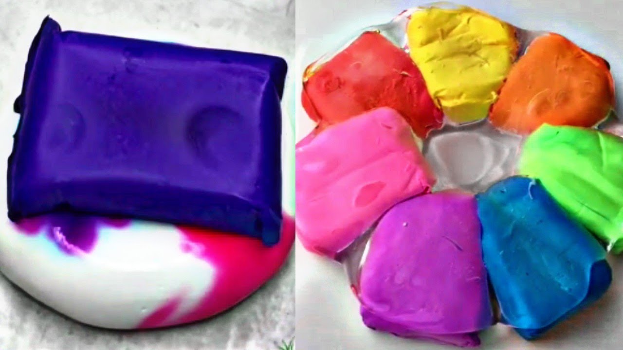 Clay Slime Mixing ASMR-Satisfying Slime ASMR