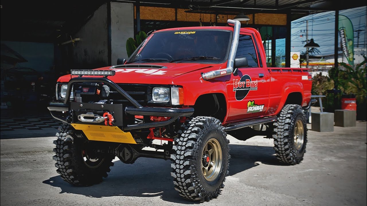 พาชม Hilux 3 เจน Hero, Mighty, Tiger ในสเต็ปพร้อมลุยงานสร้างจาก Gazzy 4x4 สุราษฏร์ธานี - Rod On Tube