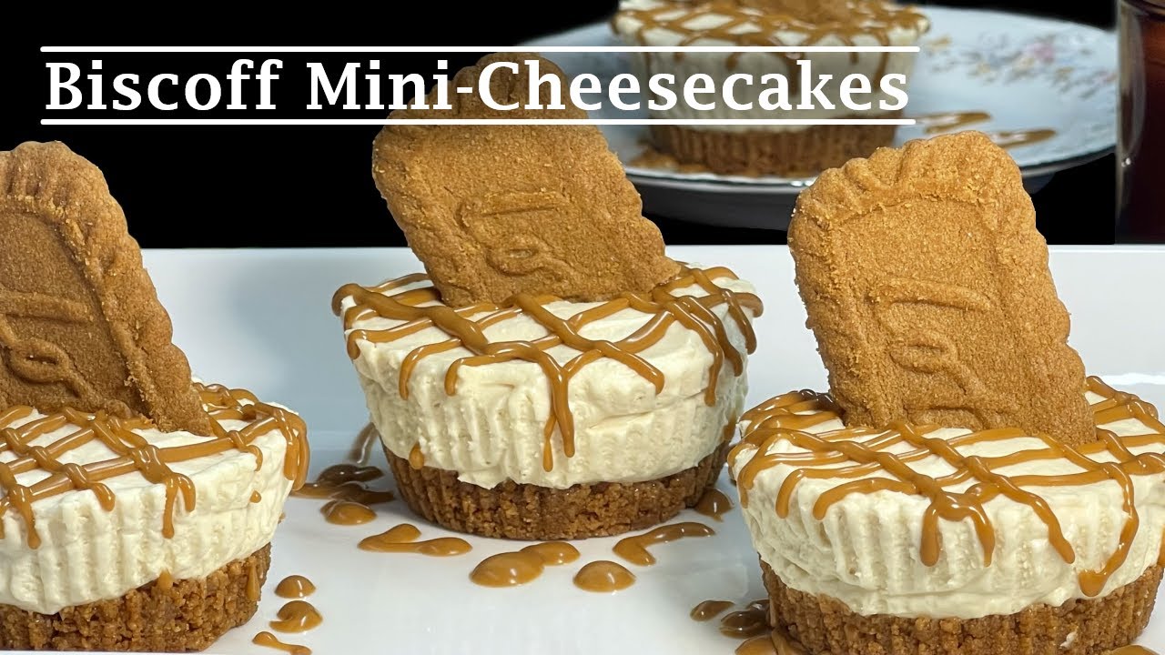 No Bake Biscoff Mini-Cheesecakes Recipe