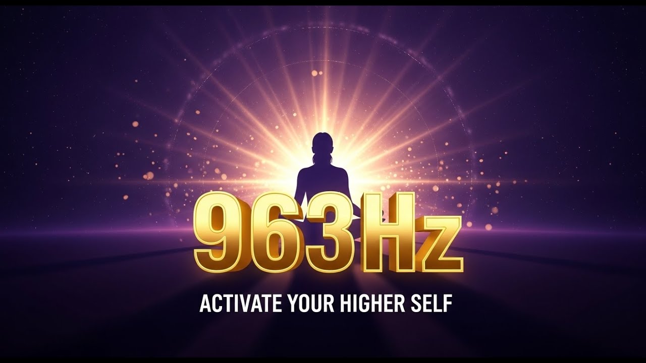 Deep Sleep Stillness • 963Hz Solfeggio Frequency • Inner Peace & Spiritual Healing