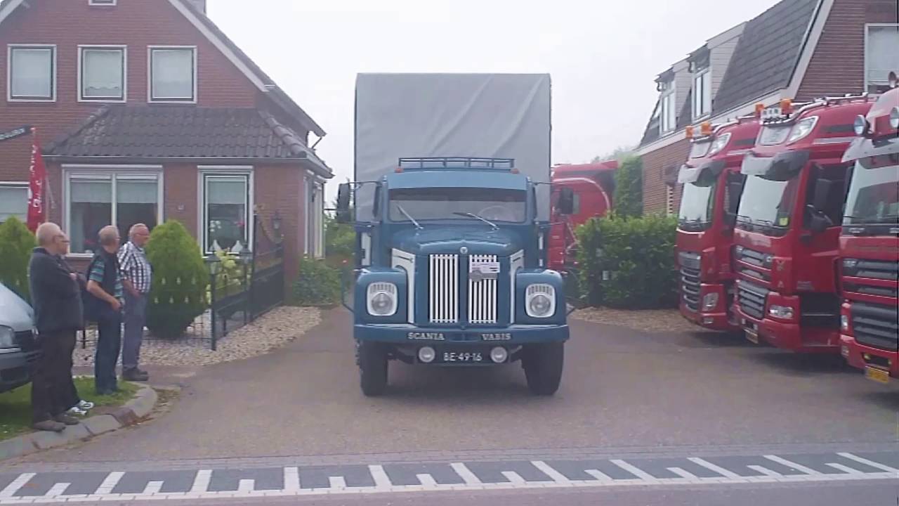 Piet de Zeeuw met Scania Vabis L76