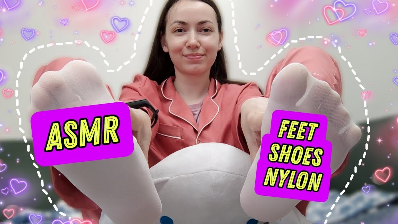 ASMR, feet, shoes , nylon #asmr #asmrsounds