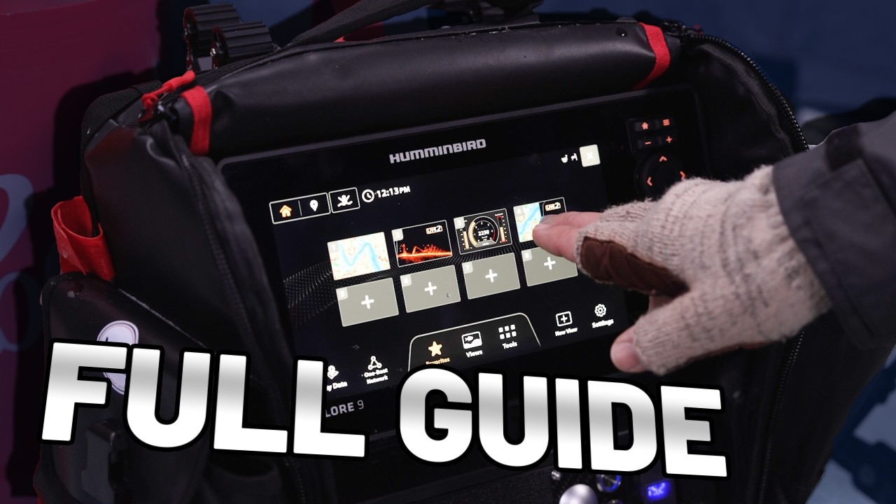 Humminbird XPLORE 9 BEST Ice Fishing Settings