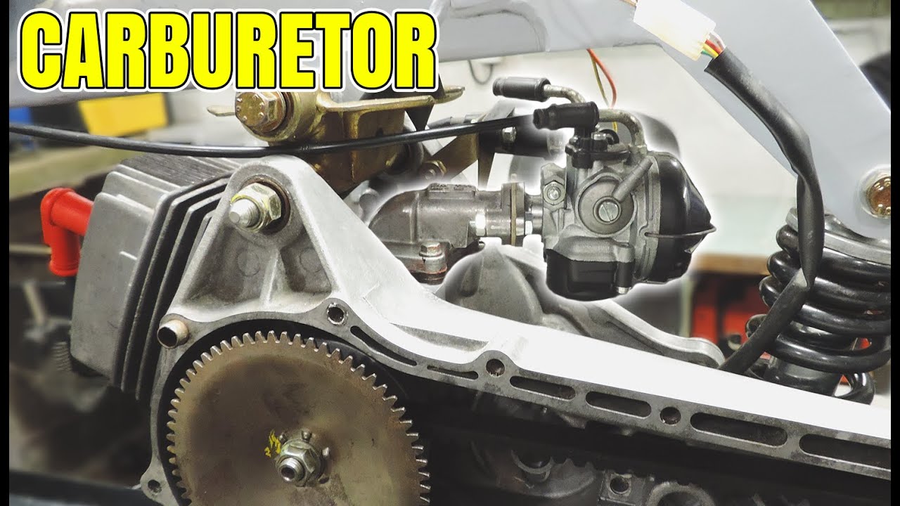 Установка нового карбюратора на Peugeot Fox Deluxe 50cc Racer