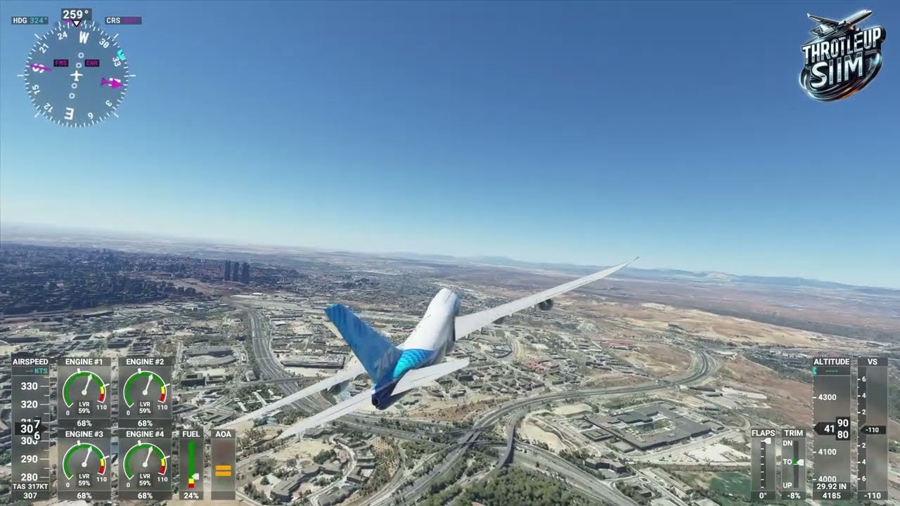 B748 MADRID ADOLFO SUAREZ [MSFS2020] LEMD
