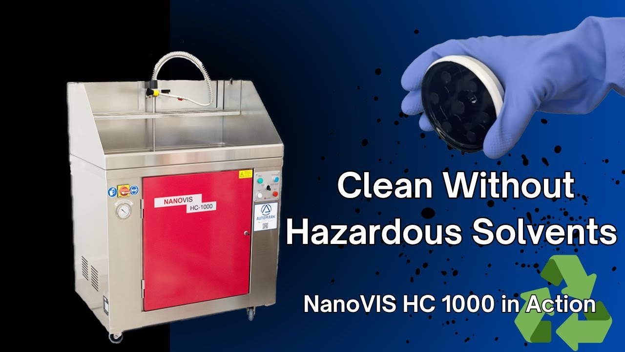 Cleaning Pad Printing Ink Cups and Plates Using the Nanovis HC 1000 in Realtime!