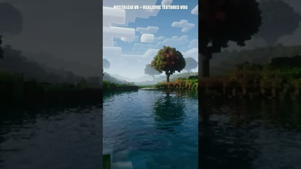 Minecraft but new shaders looks good #gaming #minecraft