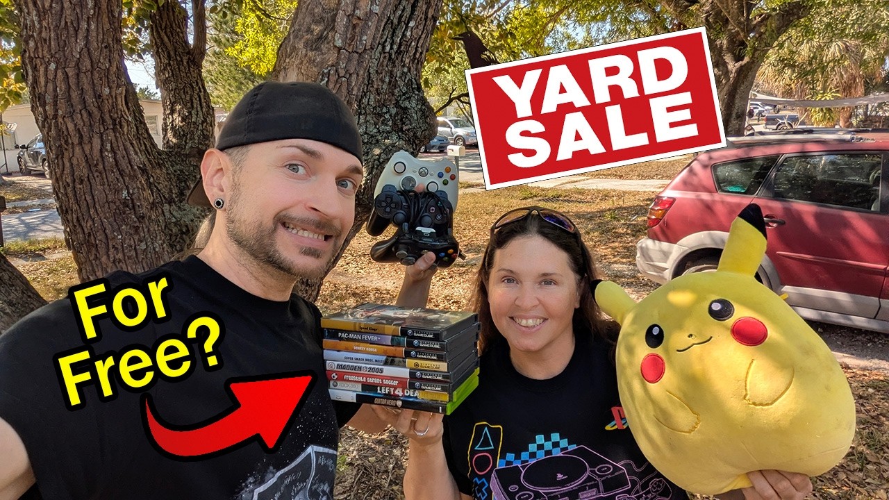 FREE GameCube Games at a Yard Sale?