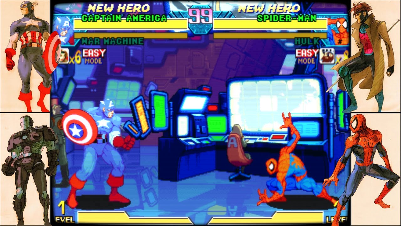 Marvel vs. Capcom: Clash of Super Heroes Arcade Music - Captain America Theme (CPS-2)