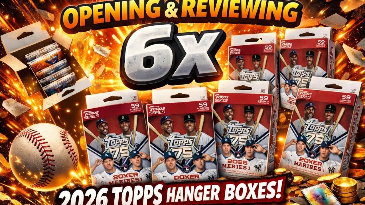 НЕВЕРОЯТНЫЙ УСПЕХ! Открытие коробок с коллекционными карточками Topps Series 1 2026 года – Rookie...