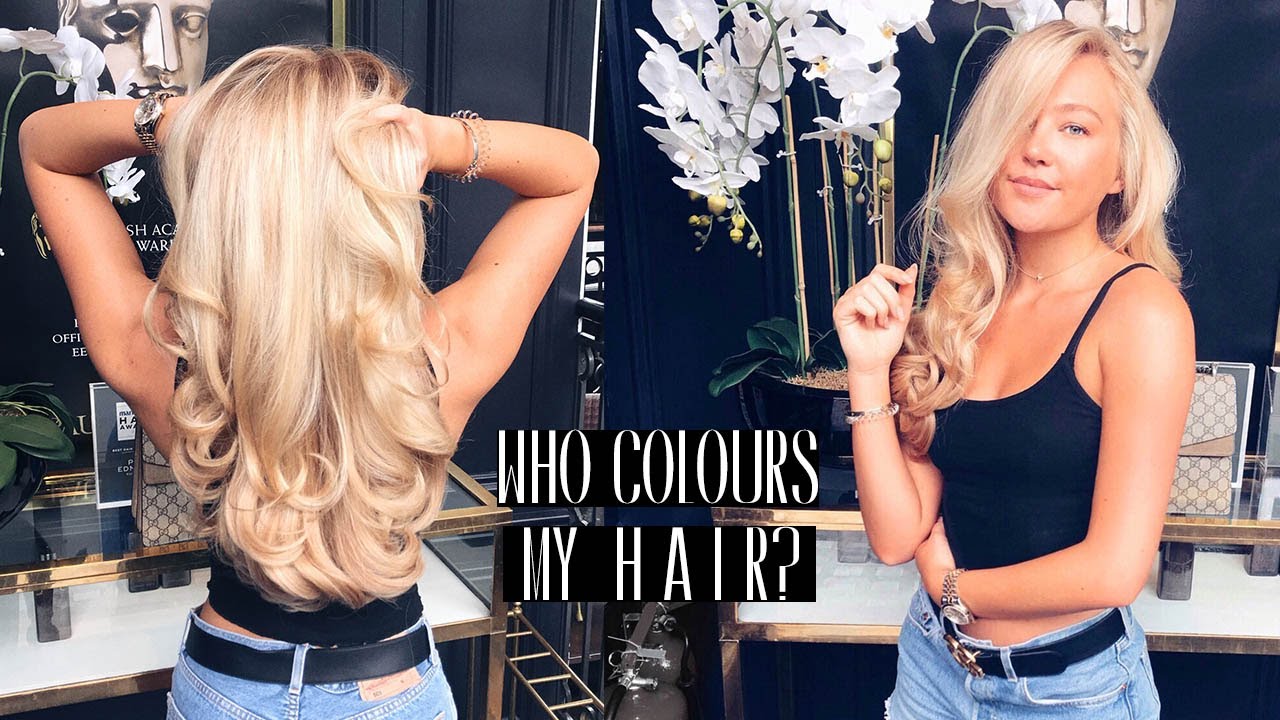WHO COLOURS MY HAIR? | Hair Care Routine | Hollie Hobin