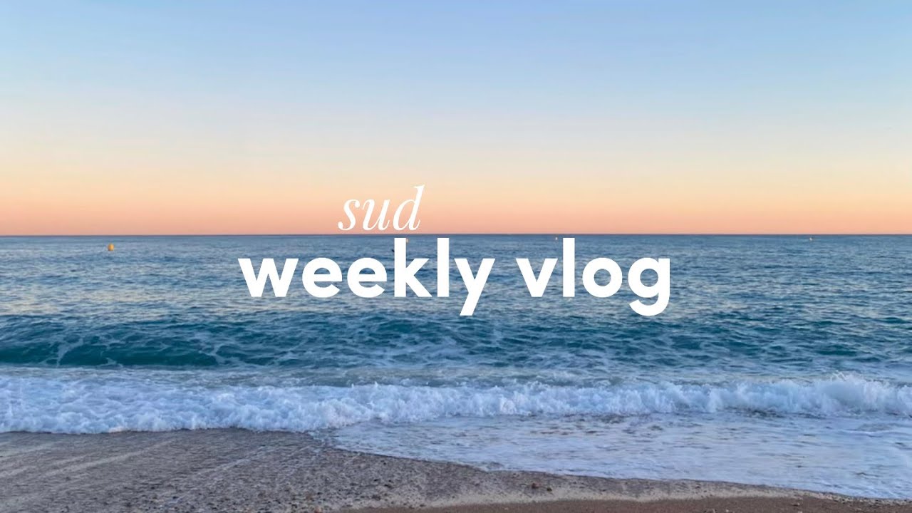 weekly vlog : une semaine dans le sud, plage, shopping 🍋🍸