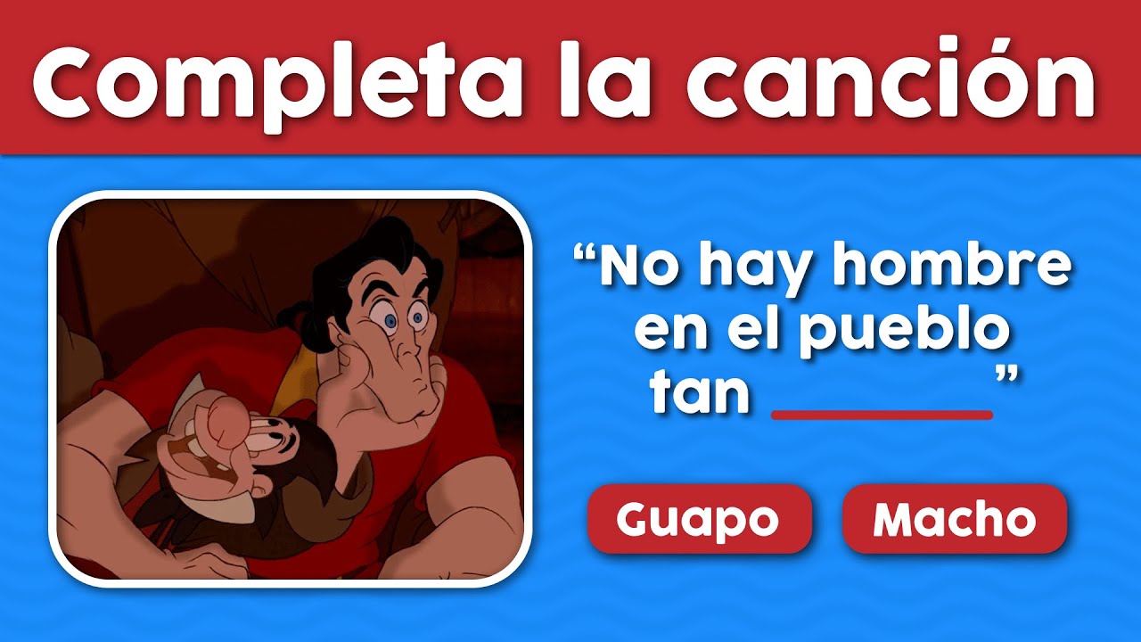 COMPLETA LA LETRA DE LA CANCIÓN DE DISNEY!! 🥳🎵