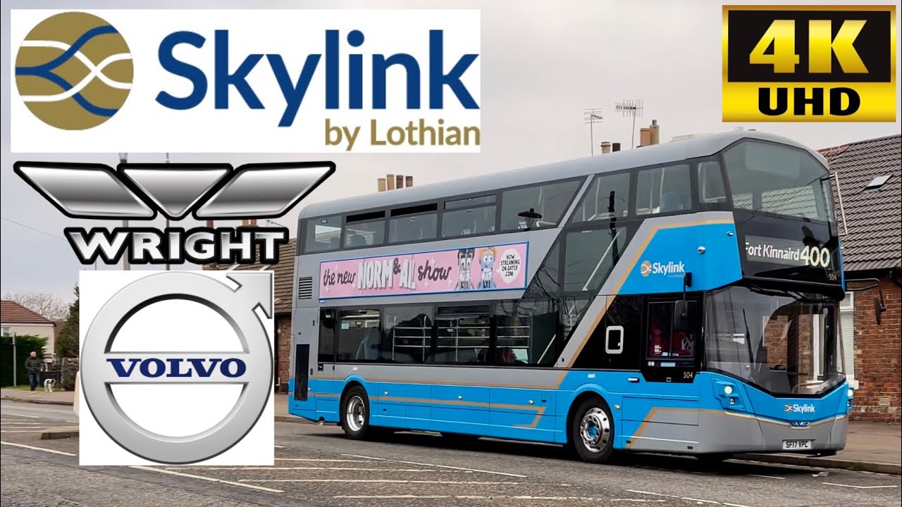 [Lothian: Skylink 400 Fort Kinnaird to Edinburgh Airport] Wright Gemini3 Volvo B5TL (504/SF17VPC)