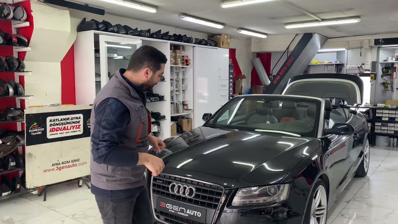 AUDİ A5 CABRİO ARIZALARI ÇÖZÜMÜ VE ÇALIŞMA SİSTEMİ