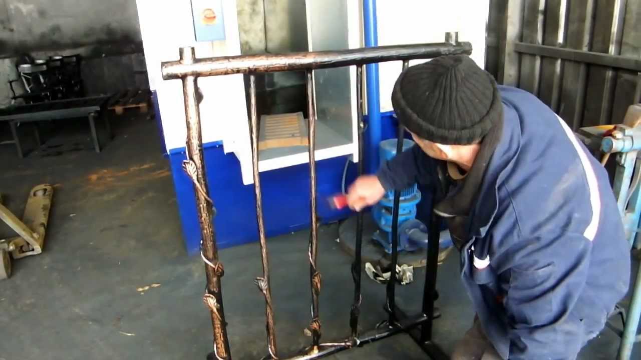 SahinlerFerforje Patina Boya Uygulama Filmi