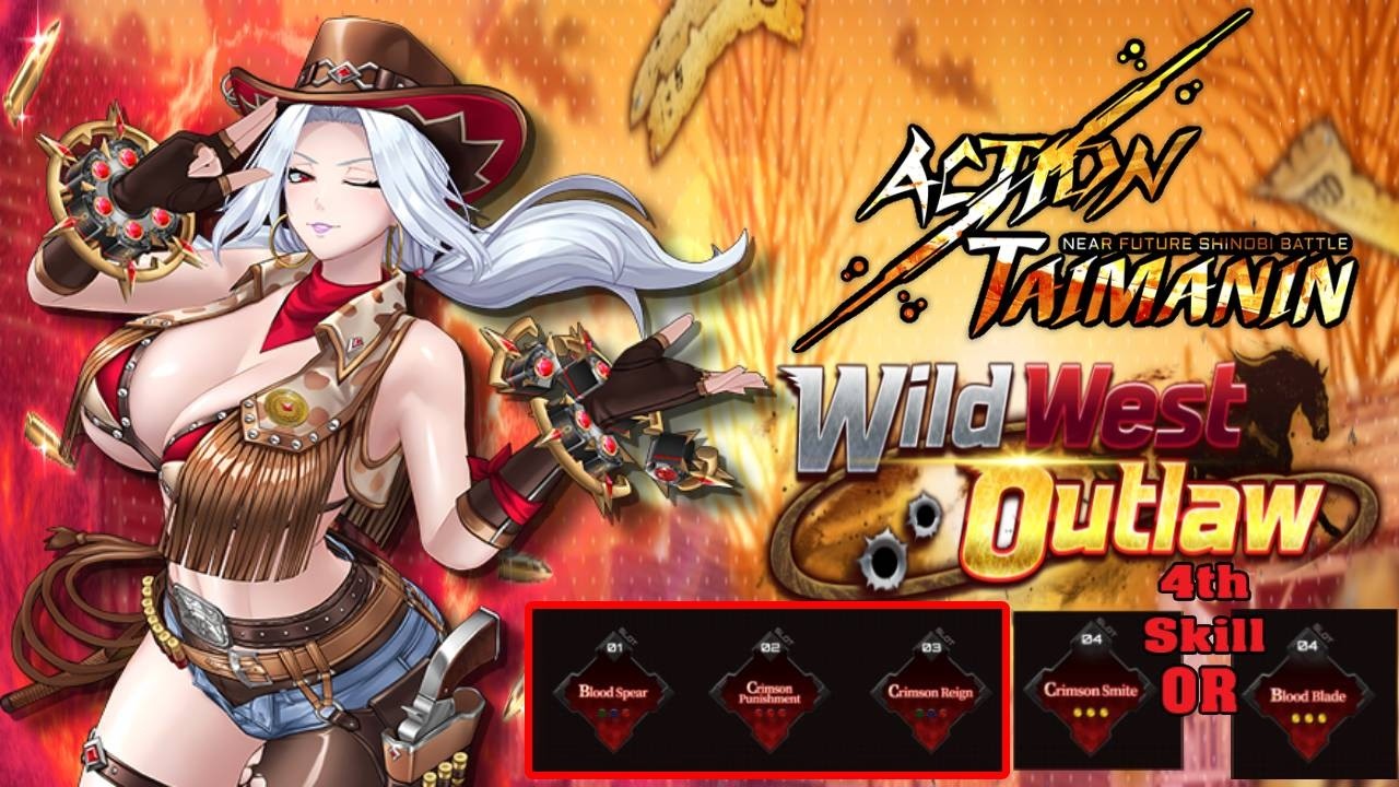 Action Taimanin Cara Cromwell Wild West Outlaw Red Build