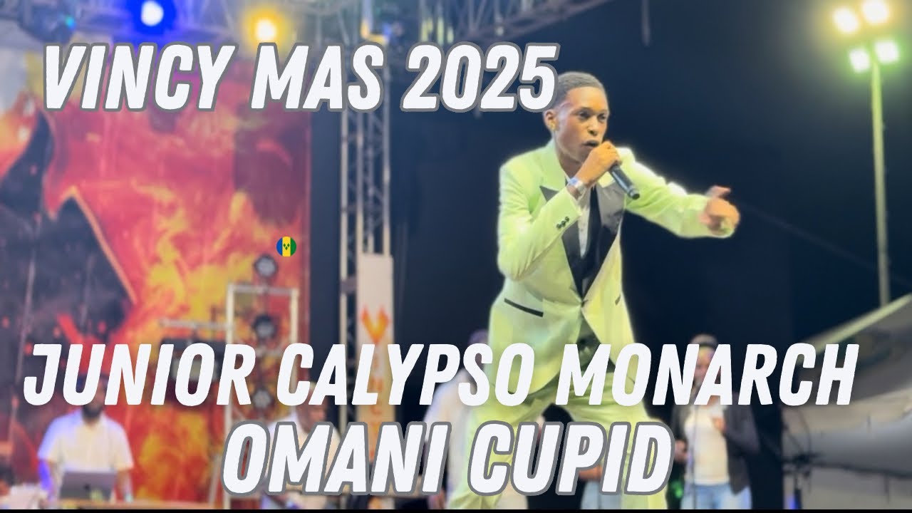 Vincy Mas 2025 | Omani Cupid – “Omani For Prime Minister” | Junior Calypso Monarch
