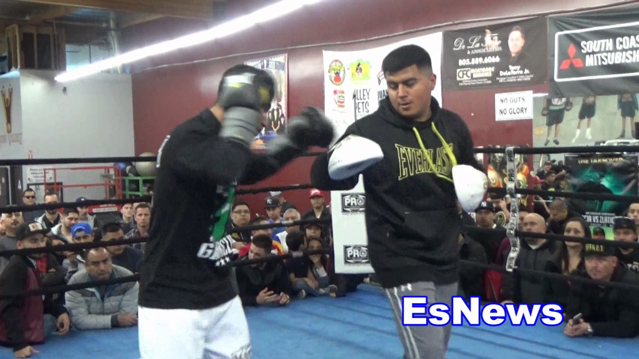 Powerful Mikey Garcia Complete Mitt Workout EsNews Boxing