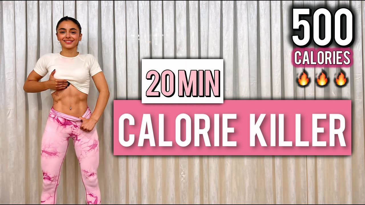 20 MIN KILLER HIIT Burn 500 Calories |  Full Body No Equipmen Fat-Burning Workout