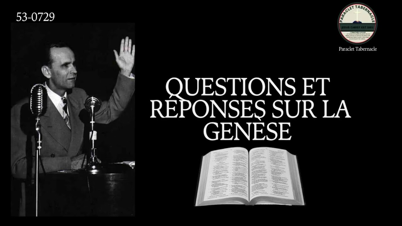 Questions et réponses sur la Genèse