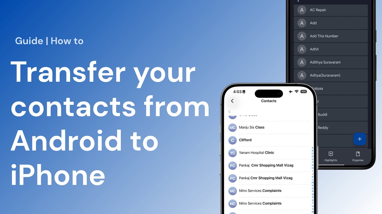 Как перенести контакты с Android на iPhone (2026)