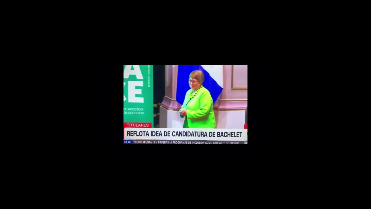 #michellebachelet #expresidenta #candidatura  Bachelet,candidata?