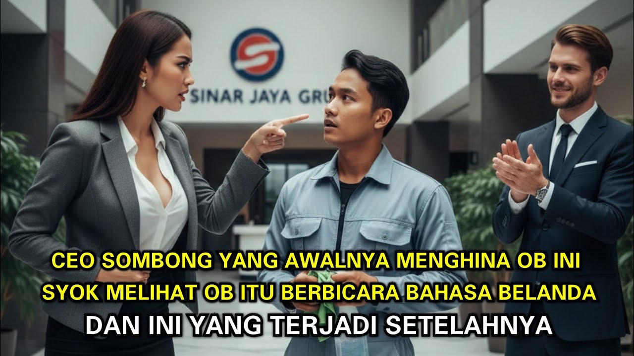 OB ini Dihina CEO Sombong Namun Saat Investor Belanda Datang, Investor Itu Malah Menyalami OB Itu?!