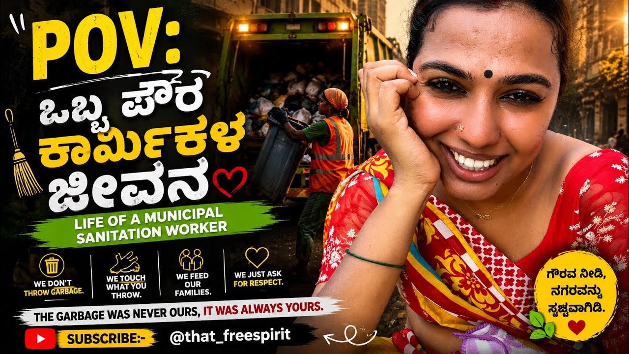 POV: ಒಬ್ಬ ಪೌರ ಕಾರ್ಮಿಕಳ ಜೀವನ 💚🧹(POV: Life of a Municipal Sanitation Worker)