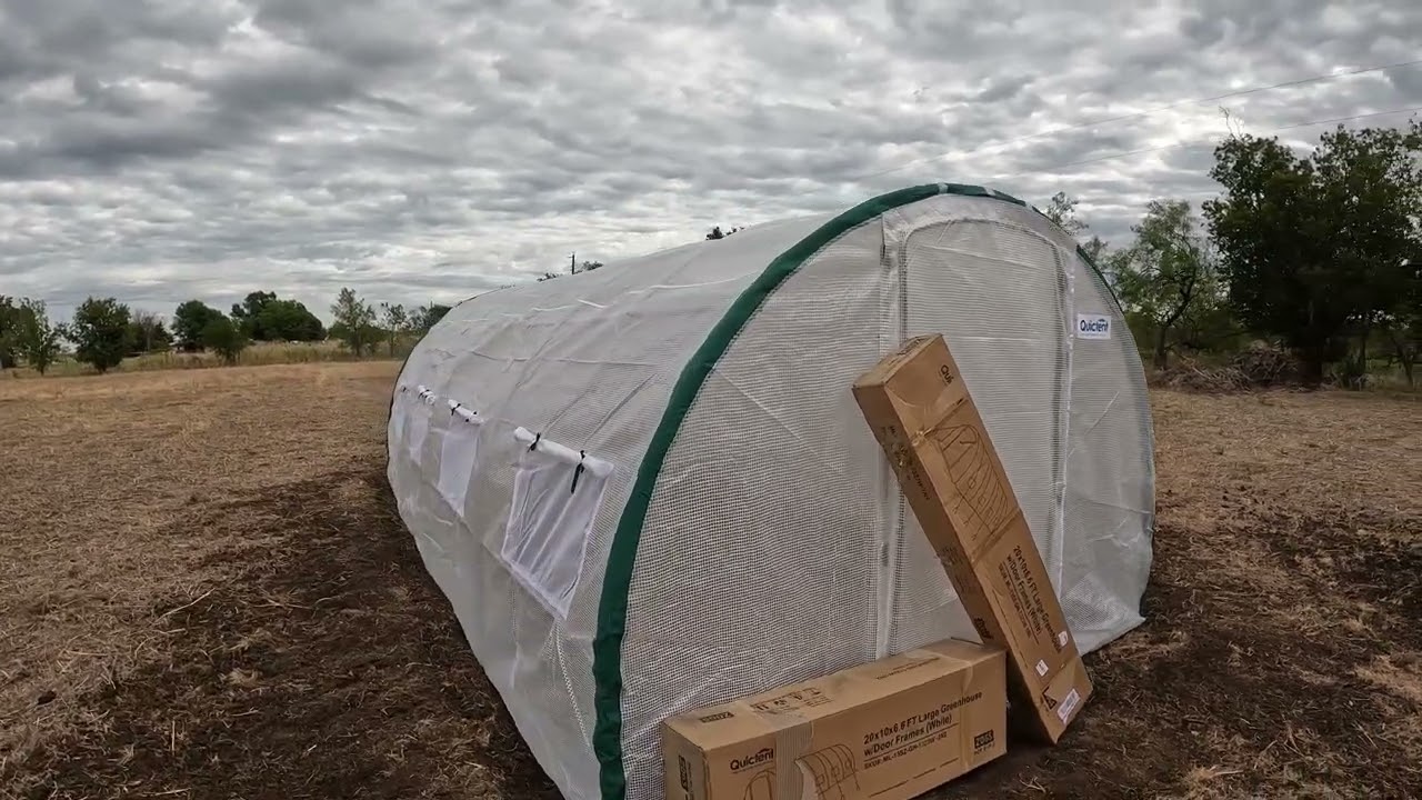 Setting Up the Quictent Greenhouse