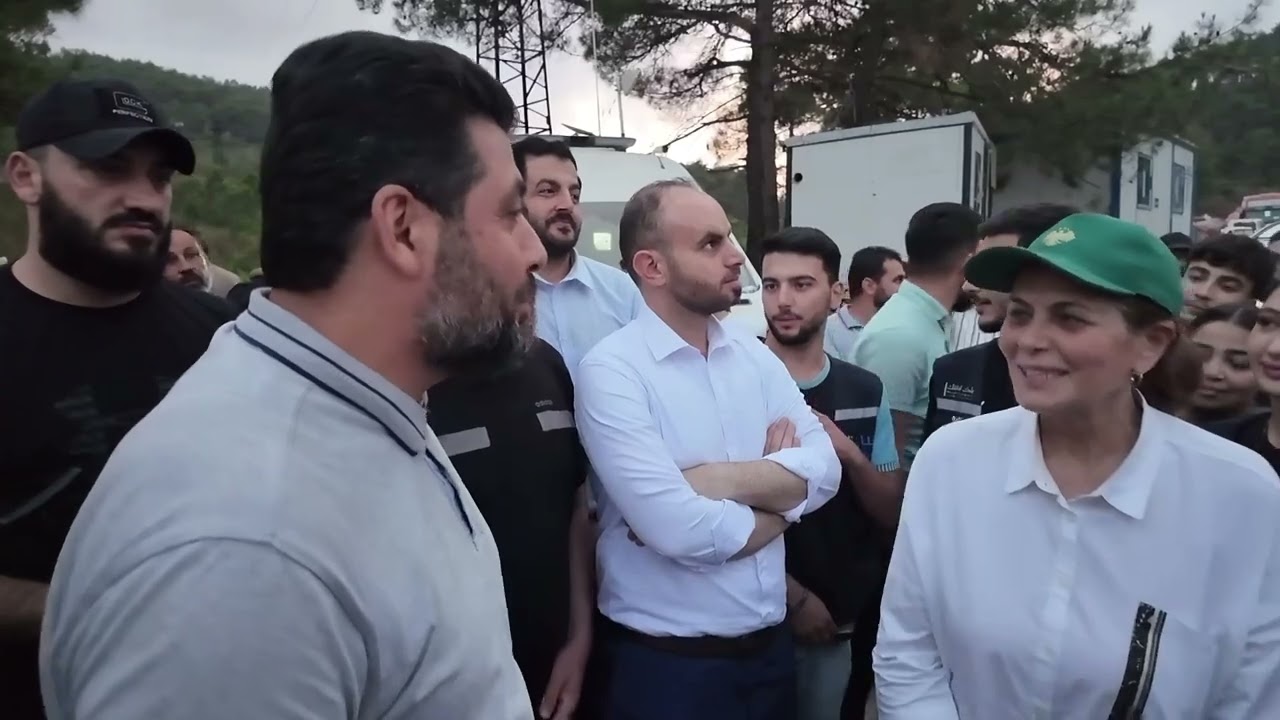 محافظ اللاذقية ووزيرة الشؤون الاجتماعية في جولة إغاثية بالمناطق المتضررة من الحرائق