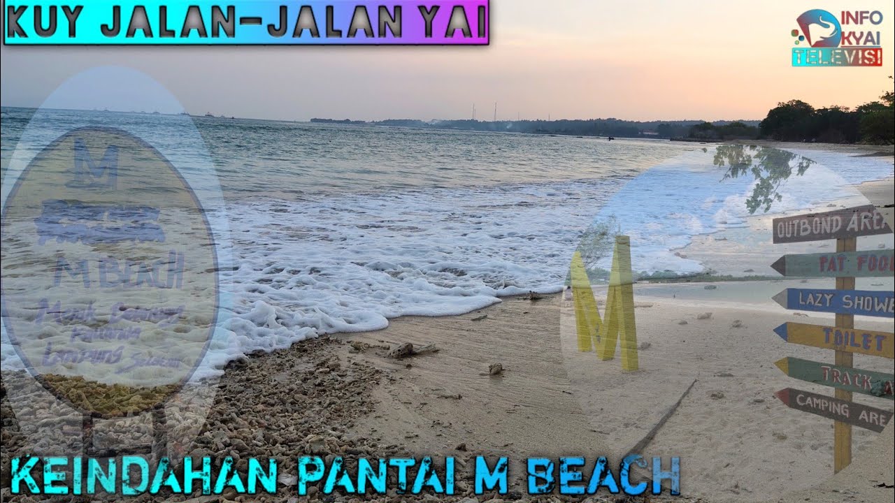 Keindahan Pantai M Beach Lampung Selatan