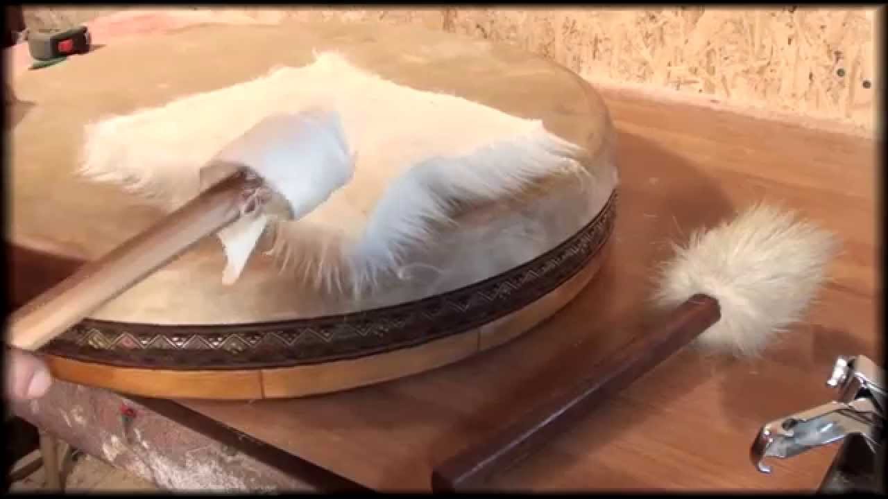 Изготовление бубна и колотушки от мастера Дайасар.